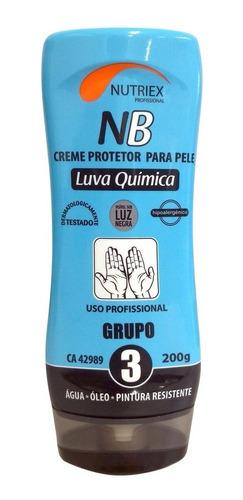 CR PROT PELE LUVA QUIMICA GR 3 NUTRIBIO FR 200G NU