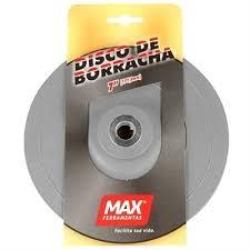 DISCO BORRACHA PARA LIXA 7 MAX RIG CINZA