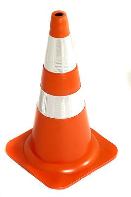 CONE PS 70CM - LARANJABRANCO