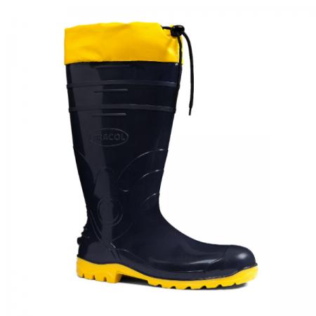 BOTA DE PVC CANO LONGO PR SOLA AA C/ FORRO TAM 40