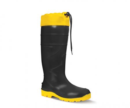 BOTA PVC C/POL SAFETY BOOTS C.ALTO 33 CF PT/AM N35