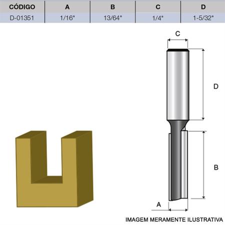 FRESA 1/4 MAKITA D-01351