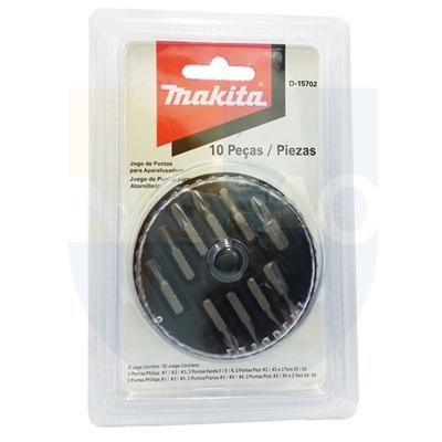 ESTOJO PLAST C/10 BITS MAKITA